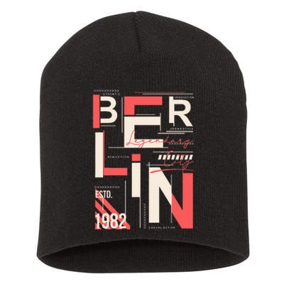 Berlin Legendary City 1982 Short Acrylic Beanie