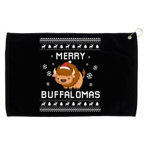 Buffalo Lover Christmas Ugly Xmas Buffalo Sweater Bison Gift Great Gift Grommeted Golf Towel