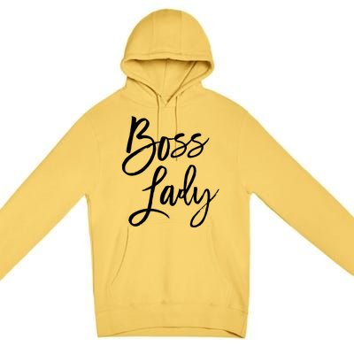 Boss Lady Cutes Trendy For Bosses Day Premium Pullover Hoodie