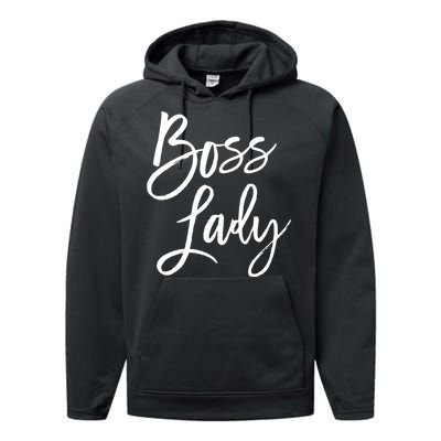 Boss Lady Cutes Trendy For Bosses Day Performance Fleece Hoodie