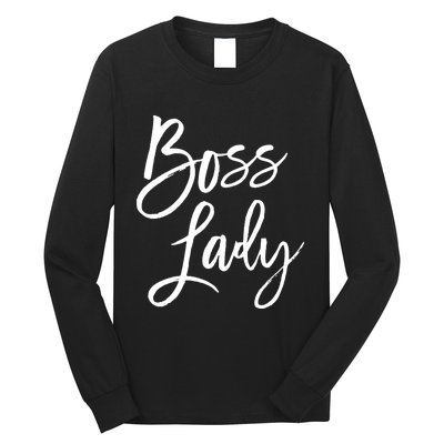 Boss Lady Cutes Trendy For Bosses Day Long Sleeve Shirt