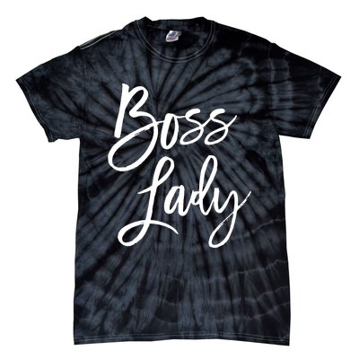 Boss Lady Cutes Trendy For Bosses Day Tie-Dye T-Shirt