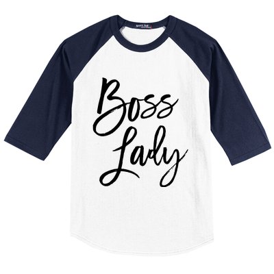 Boss Lady Cutes Trendy For Bosses Day Baseball Sleeve Shirt