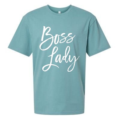 Boss Lady Cutes Trendy For Bosses Day Sueded Cloud Jersey T-Shirt