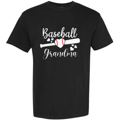 Baseball Lover Cute Baseball Grandma Garment-Dyed Heavyweight T-Shirt