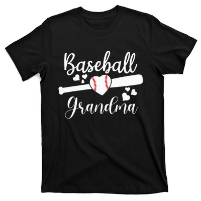 Baseball Lover Cute Baseball Grandma T-Shirt