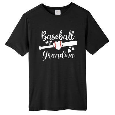 Baseball Lover Cute Baseball Grandma Tall Fusion ChromaSoft Performance T-Shirt