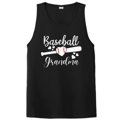 Baseball Lover Cute Baseball Grandma PosiCharge Competitor Tank