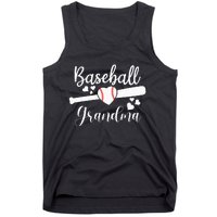 Baseball Lover Cute Baseball Grandma Tank Top