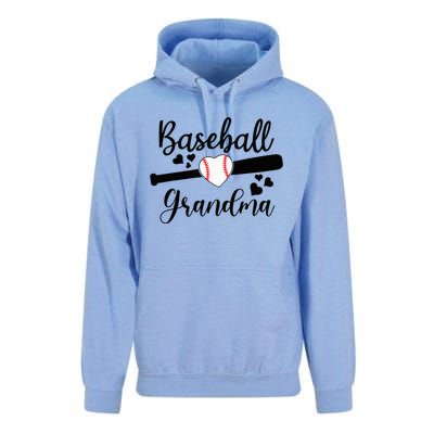 Baseball Lover Cute Baseball Grandma Unisex Surf Hoodie