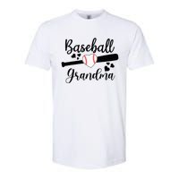 Baseball Lover Cute Baseball Grandma Softstyle CVC T-Shirt