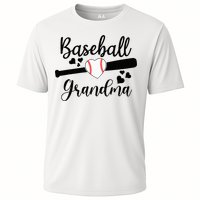 Baseball Lover Cute Baseball Grandma Cooling Performance Crew T-Shirt