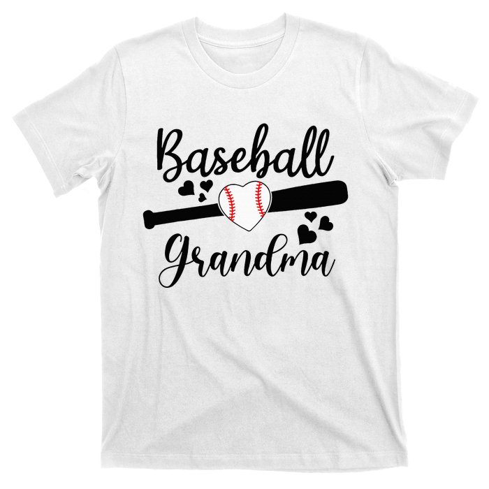 Baseball Lover Cute Baseball Grandma T-Shirt