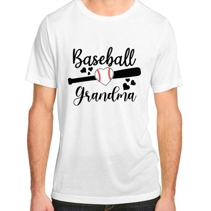 Baseball Lover Cute Baseball Grandma Adult ChromaSoft Performance T-Shirt