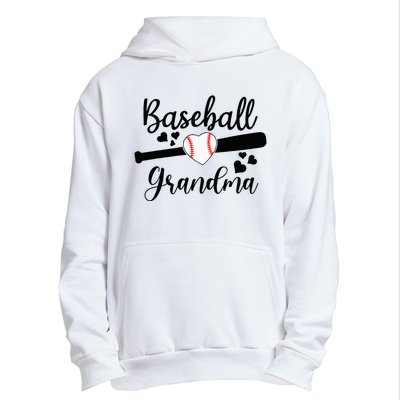 Baseball Lover Cute Baseball Grandma Urban Pullover Hoodie