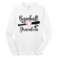 Baseball Lover Cute Baseball Grandma Tall Long Sleeve T-Shirt