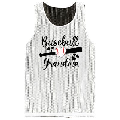 Baseball Lover Cute Baseball Grandma Mesh Reversible Basketball Jersey Tank