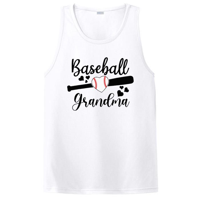 Baseball Lover Cute Baseball Grandma PosiCharge Competitor Tank