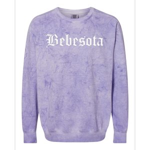 Bebesota Latina Conejo Malo Colorblast Crewneck Sweatshirt