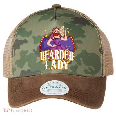 Bearded Lady Costume Circus Staff Carnival Lovers Legacy Tie Dye Trucker Hat