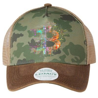 Bitcoin Logo Crypto Trader Investor Cryptocurrency Btc Legacy Tie Dye Trucker Hat