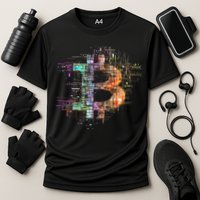 Bitcoin Logo Crypto Trader Investor Cryptocurrency Btc Performance Shirt