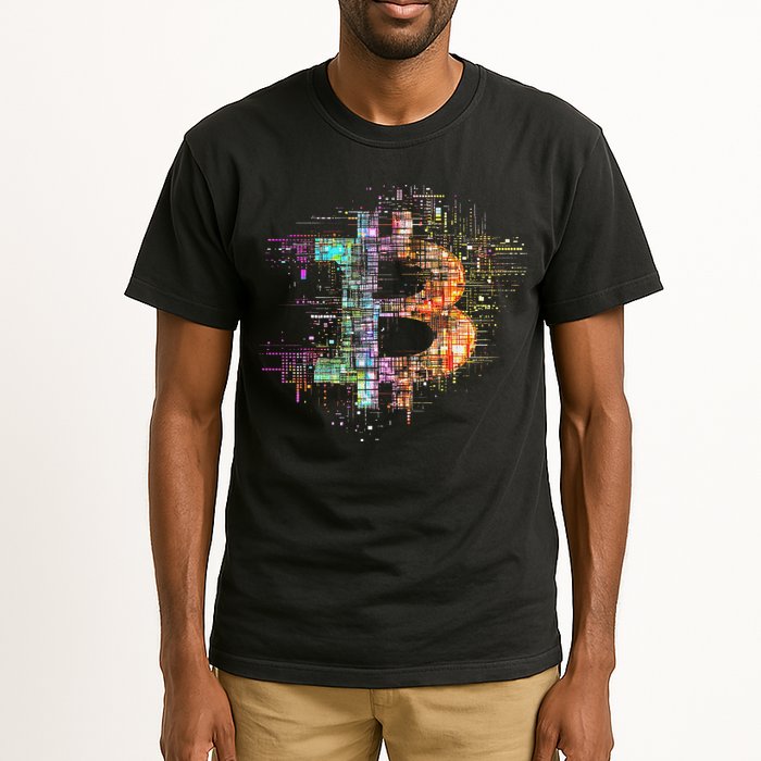 Bitcoin Logo Crypto Trader Investor Cryptocurrency Btc Tall T-Shirt
