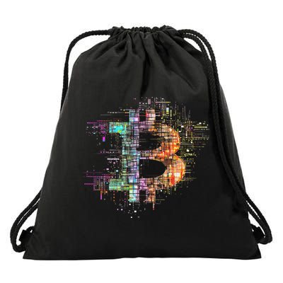 Bitcoin Logo Crypto Trader Investor Cryptocurrency Btc Drawstring Bag