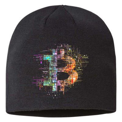 Bitcoin Logo Crypto Trader Investor Cryptocurrency Btc Sustainable Beanie