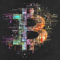 Bitcoin Logo Crypto Trader Investor Cryptocurrency Btc Large Microfiber Waffle Golf Towel