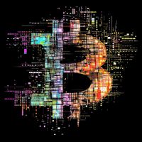 Bitcoin Logo Crypto Trader Investor Cryptocurrency Btc Sustainable Knit Beanie