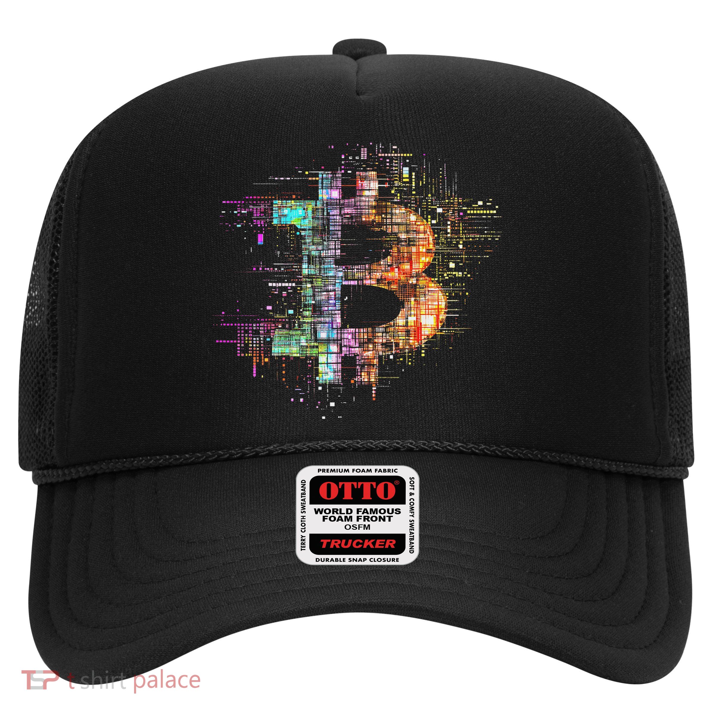 Bitcoin Logo Crypto Trader Investor Cryptocurrency Btc Trucker Hat