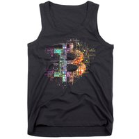 Bitcoin Logo Crypto Trader Investor Cryptocurrency Btc Tank Top