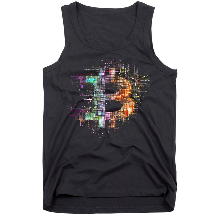 Bitcoin Logo Crypto Trader Investor Cryptocurrency Btc Tank Top