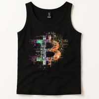 Bitcoin Logo Crypto Trader Investor Cryptocurrency Btc Tank Top