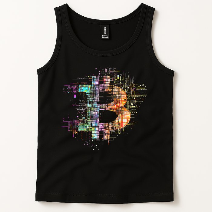 Bitcoin Logo Crypto Trader Investor Cryptocurrency Btc Tank Top