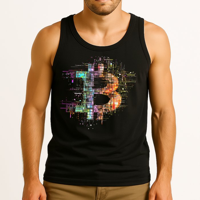 Bitcoin Logo Crypto Trader Investor Cryptocurrency Btc Tank Top