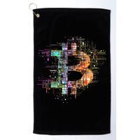 Bitcoin Logo Crypto Trader Investor Cryptocurrency Btc Golf Towel