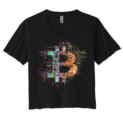 Bitcoin Logo Crypto Trader Investor Cryptocurrency Btc Crop Top