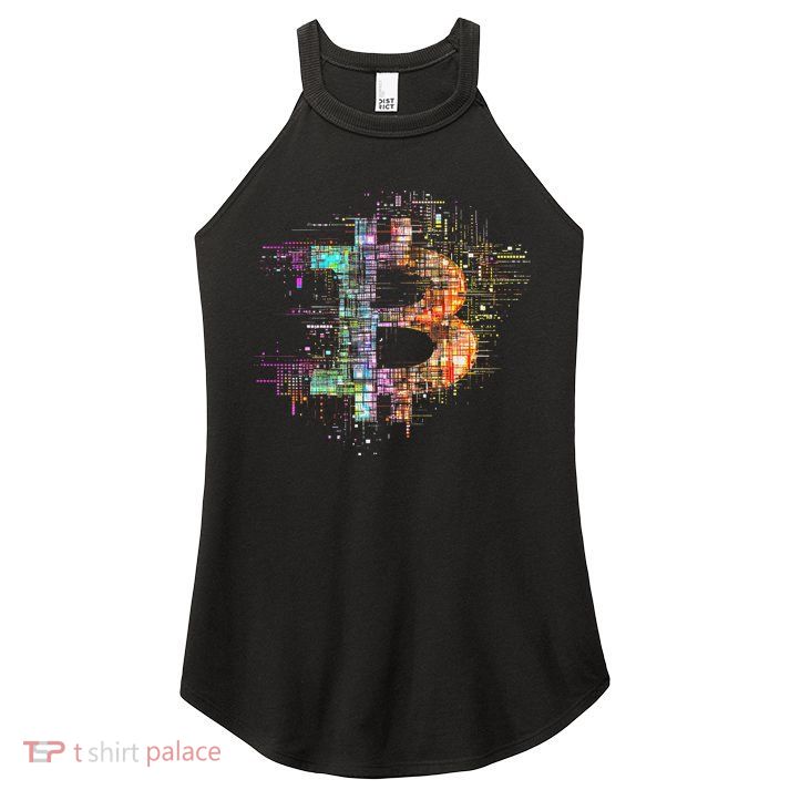 Bitcoin Logo Crypto Trader Investor Cryptocurrency Btc Women's Perfect Tri Rocker Tank