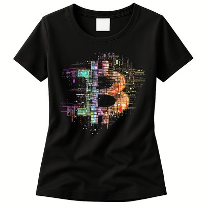 Bitcoin Logo Crypto Trader Investor Cryptocurrency Btc Womens T-Shirt