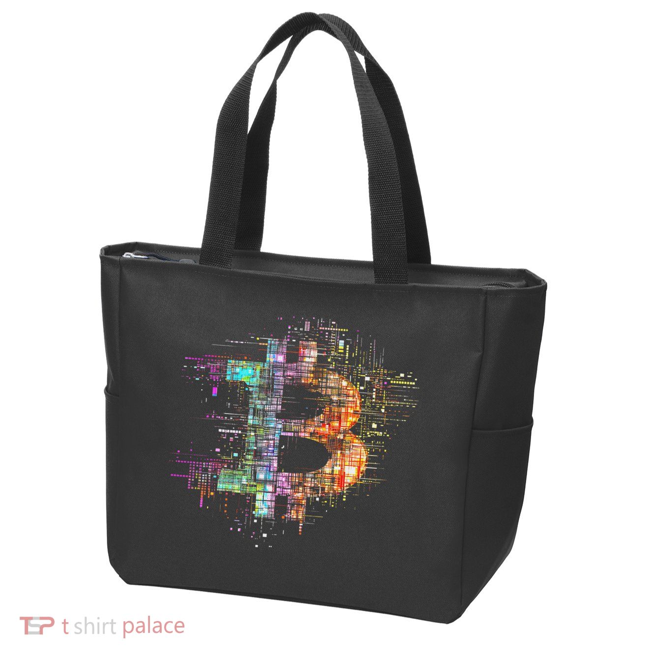 Bitcoin Logo Crypto Trader Investor Cryptocurrency Btc Zip Tote Bag