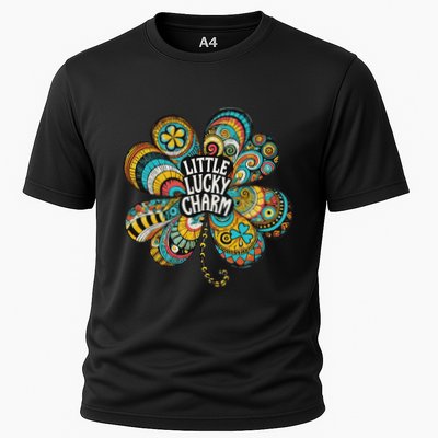 Boho Lucky Charm St. PatrickS Day Retro Four Leaf Clover Performance Shirt