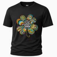Boho Lucky Charm St. PatrickS Day Retro Four Leaf Clover Performance Shirt