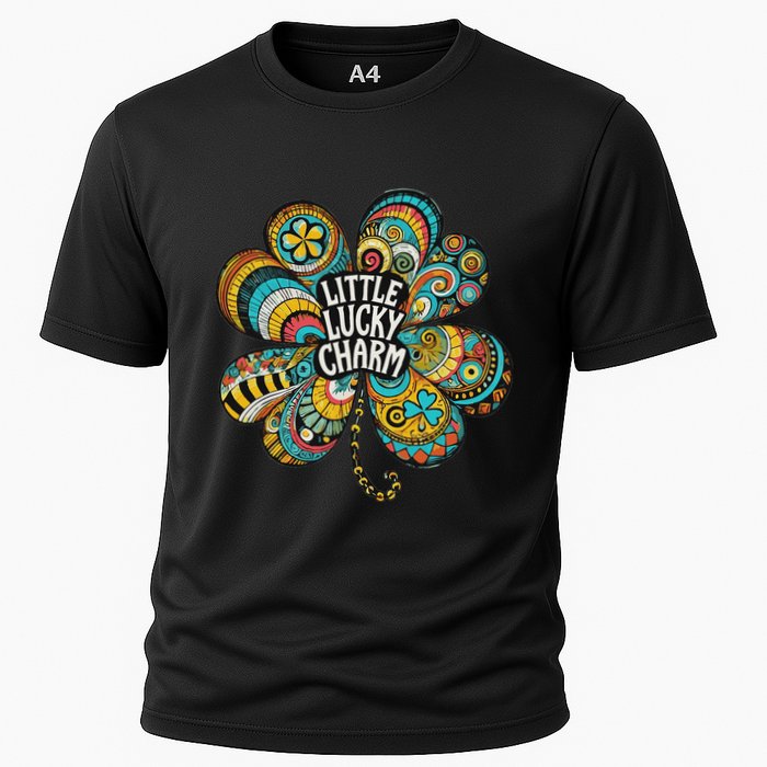 Boho Lucky Charm St. PatrickS Day Retro Four Leaf Clover Performance Shirt