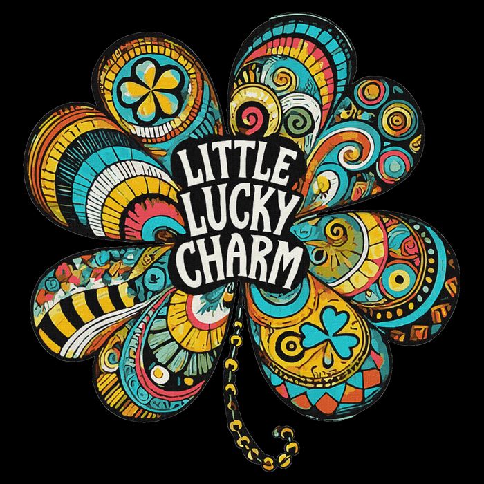 Boho Lucky Charm St. PatrickS Day Retro Four Leaf Clover Backpack