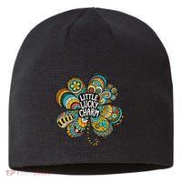 Boho Lucky Charm St. PatrickS Day Retro Four Leaf Clover Sustainable Beanie