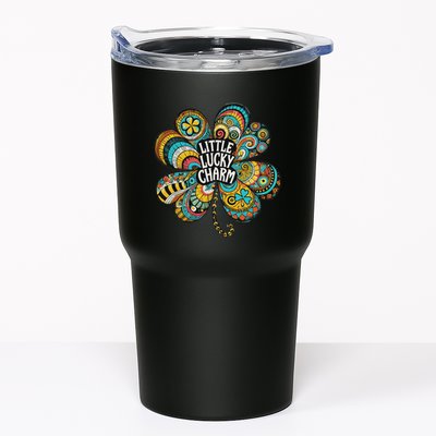 Boho Lucky Charm St. PatrickS Day Retro Four Leaf Clover Tumbler