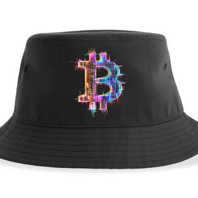 Bitcoin Logo Crypto Trader Investor Cryptocurrency BTC Sustainable Bucket Hat