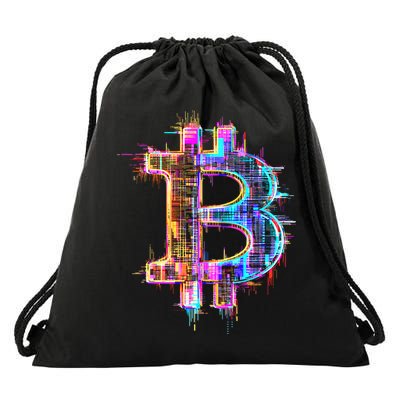 Bitcoin Logo Crypto Trader Investor Cryptocurrency BTC Drawstring Bag